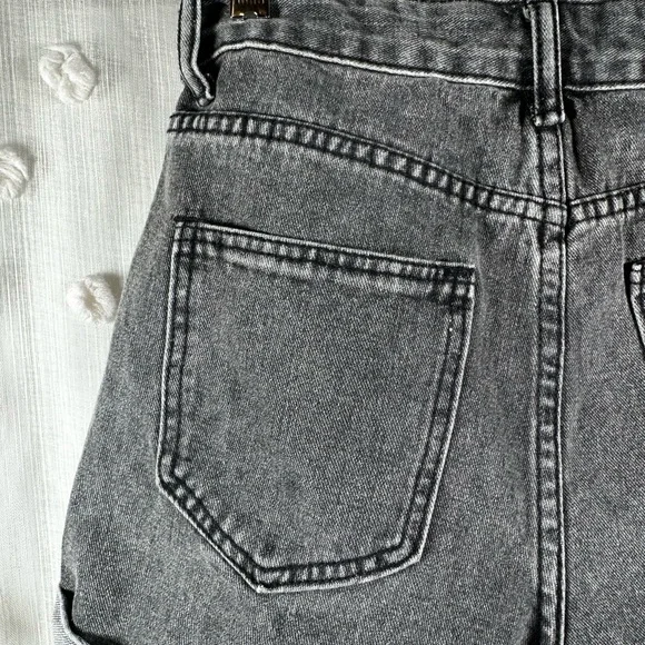 SHEIN Women’s Charcoal Distressed Jean Shorts Size XS(2) - Picture 7 of 7